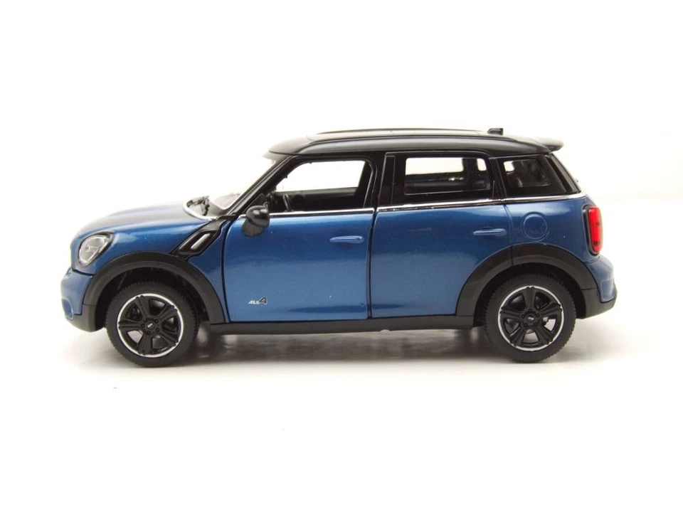 Mini Cooper S Countryman R60 Blu Modellino 1:24 Rastar - Immagine 3 di 4