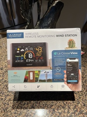 LA Crosse Technology Wireless Remote Monitoring Wind Station V21-WTH New OpenBox