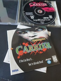 Jaleco USA Carrier Sega Dreamcast Survival Horror Game Manual Included NTSC-U/C