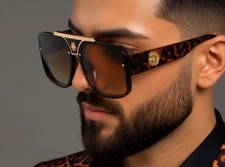 Sunglasses Men Outdoor Glasses Shades Designer New Cholo Rapper Style Oversized