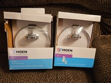  2 New Moen Iso Towel Ring Chrome Finish DN0786CH - Lot Of 2