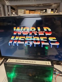 World Heroes NEO GEO SNK - 100% Authentic - *SECURITY SEAL* US SELLER