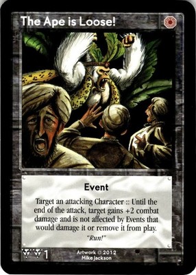  Shadowfist CCG: Inner Kingdom Games-Back for seconds -The Ape is Loose-f