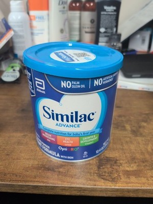 Similac Advance Infant Formula with Iron,Baby Formula Powder, 12.4-oz 07/2027