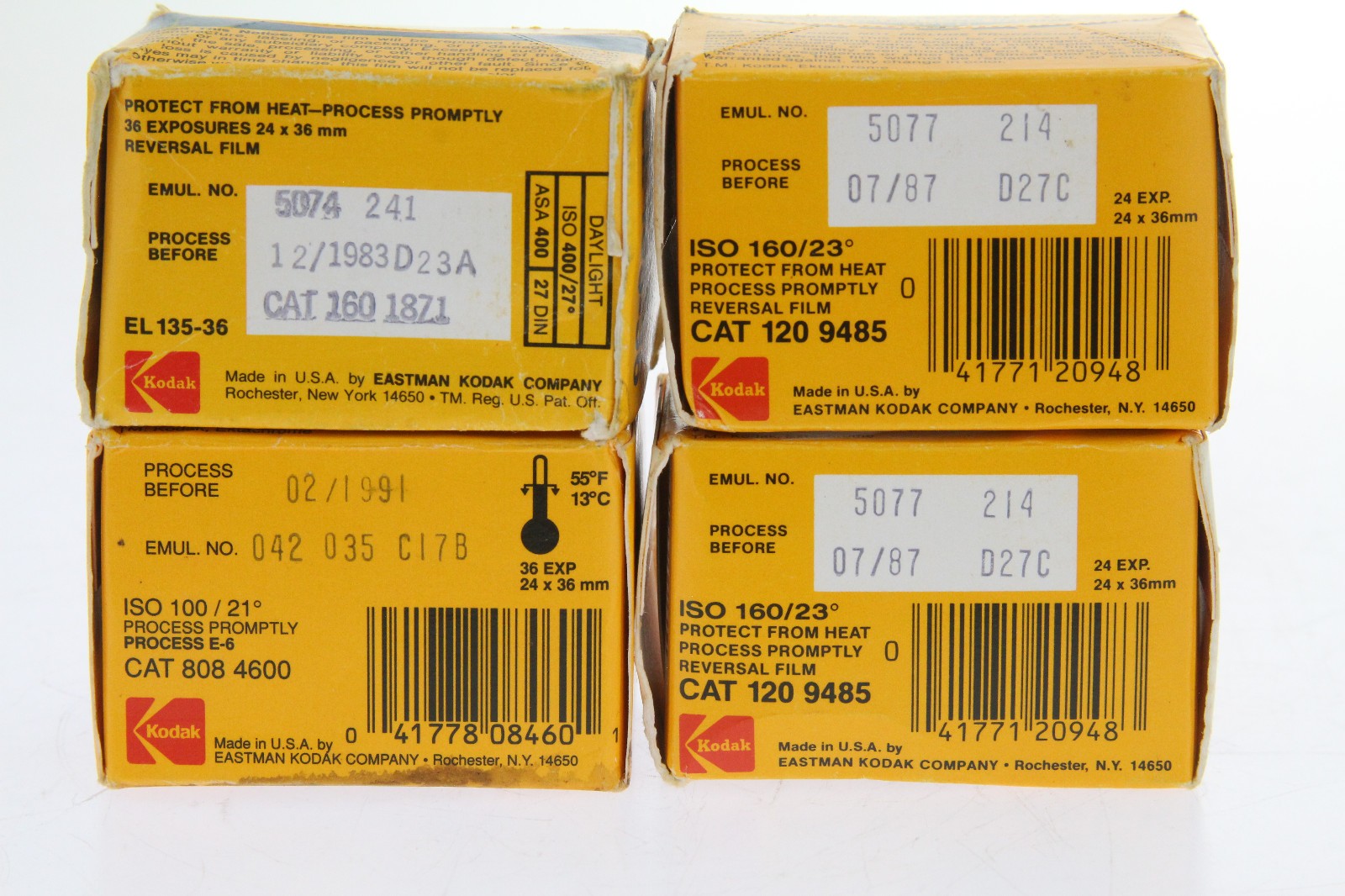 Batch Lot Rolls Kodak Ektachrome Vintage Retro Expired 35mm Film