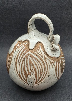 Handmade Studio Pottery Jar, Signed Pixton