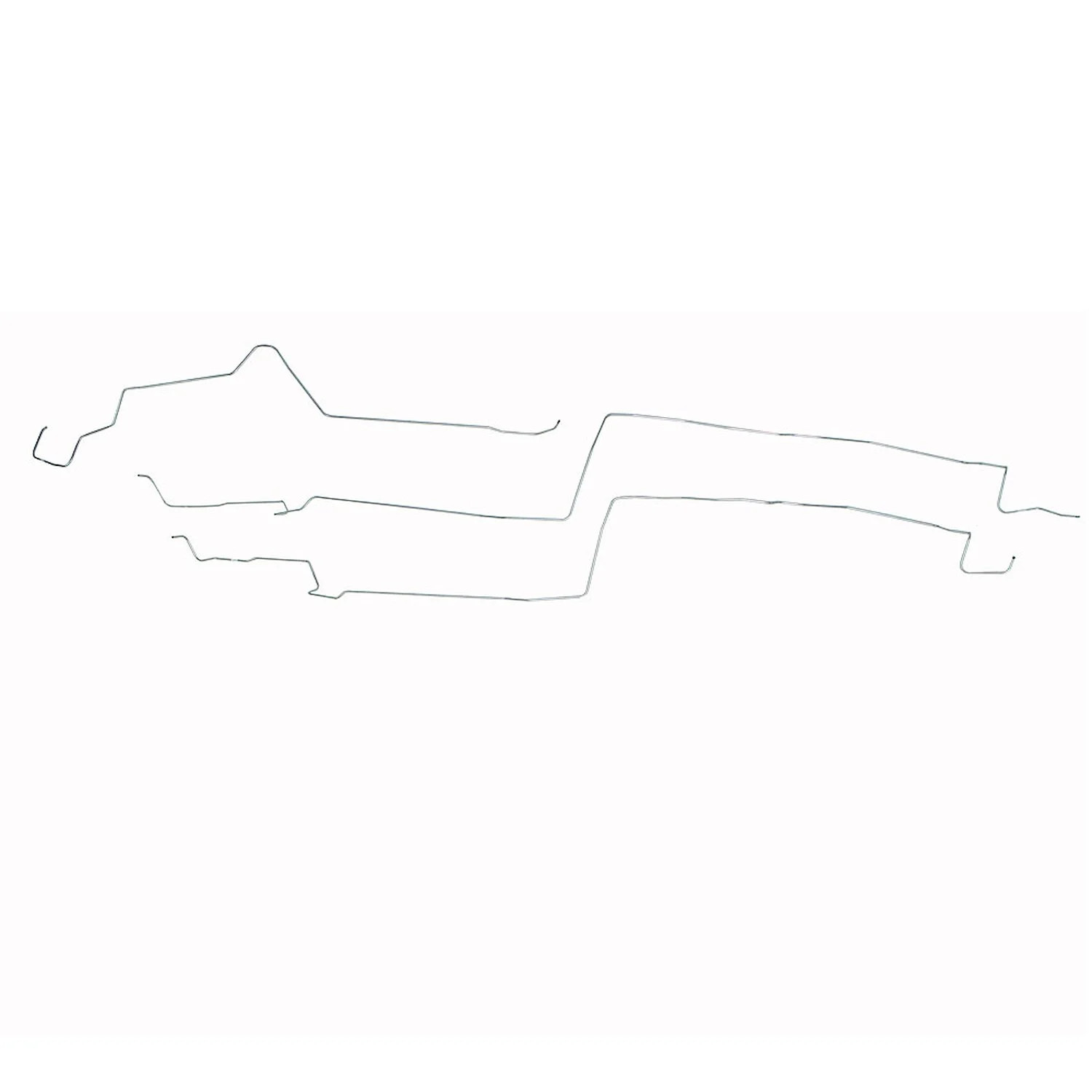 JEGS Fuel Line Kit 1987-1993 Ford Mustang, V8, w/o Subframe Connectors