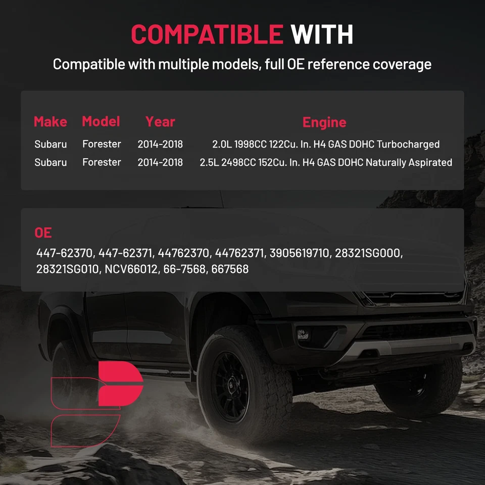 Front Left/Right CV Axle Shaft Assembly For 2014-2018 Subaru Forester 28321SG010 - Image 4 of 4