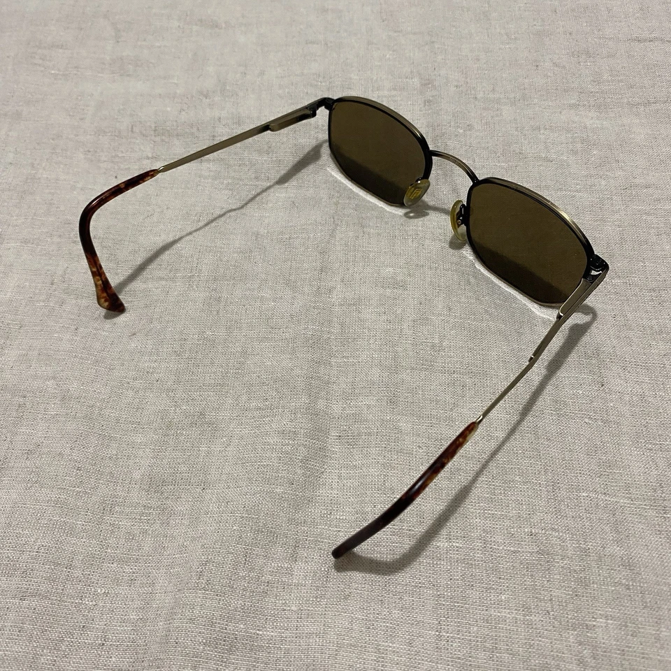 Gafas de sol Dakota Smith vintage años 90 Maverick antiguas doradas unisex raras Foto 4 de 4