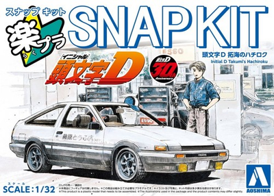 #ad #ad Aoshima 1 32 Scale Model The Snap Kit CM1 Initial D Toyota AE86 Sprinter Trueno $20.90