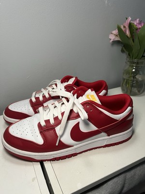  men s Nike dunk low gym red - size 9.5. One since but too small