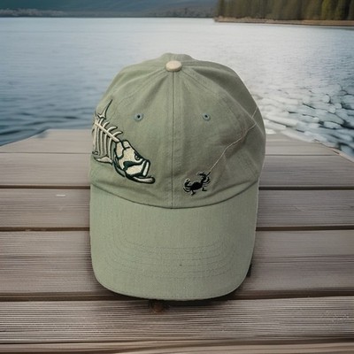 Get Real Get Fish All Day Fisherman Fishy Bones adjustable Baseball Cap