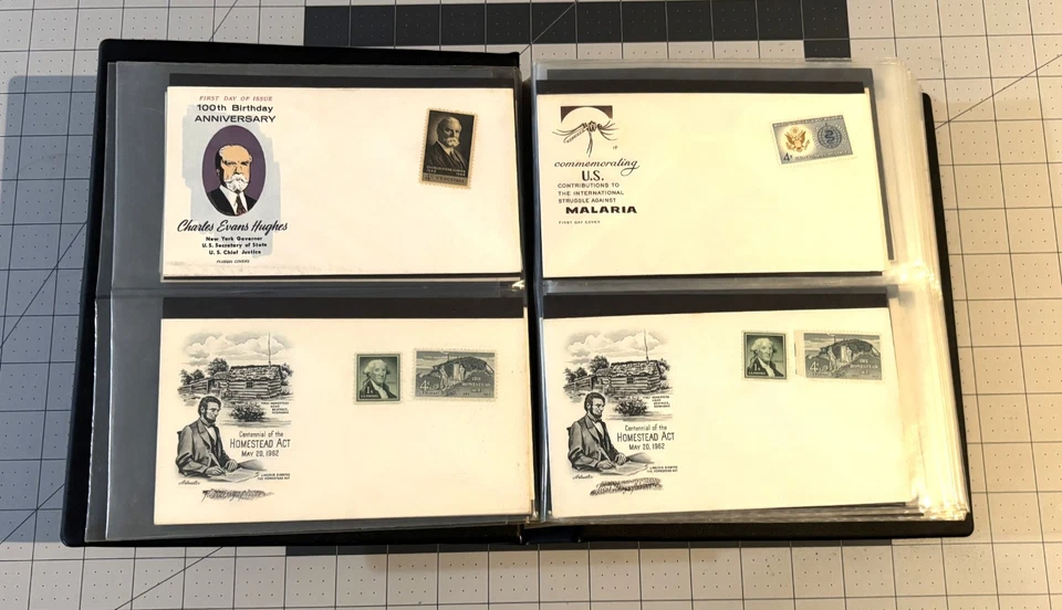 100+ lot of First Day Issue US stamps from 1950s to 1960s - Image 4 of 4