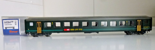 Schnellzugwagen EW II 2. Kl. der SBB von Roco, Art. 64364 (AC), NEU, OVP | Zustand: Neu