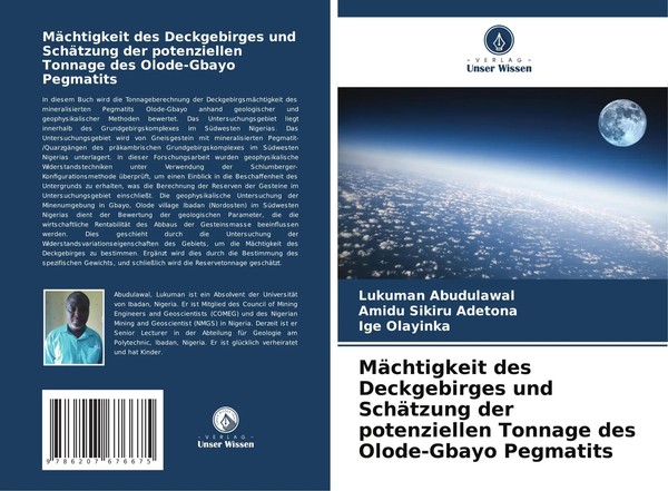 Lukuman Abudulawal (U. A.) | MäChtigkeit Des Deckgebirges Und SchäTzung Der...-image