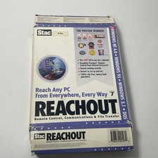 Reachout Complete Remote Access by Stac Version 7 CD  Manual Pre owned