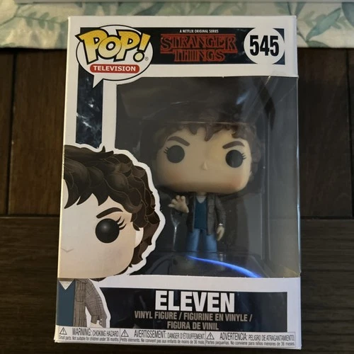 Funko Pop Eleven Street Clothes #545 Television Stranger Things *Crease In Box