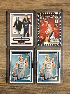 Paige Bueckers (4) Card Lot Franchise Features Net Marvels Rated Rookie x2
