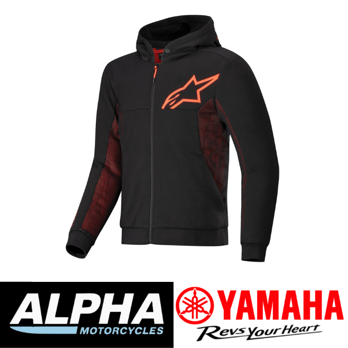 Alpinestars Chrome Air Sport Hoodie Black/Orange Size Large