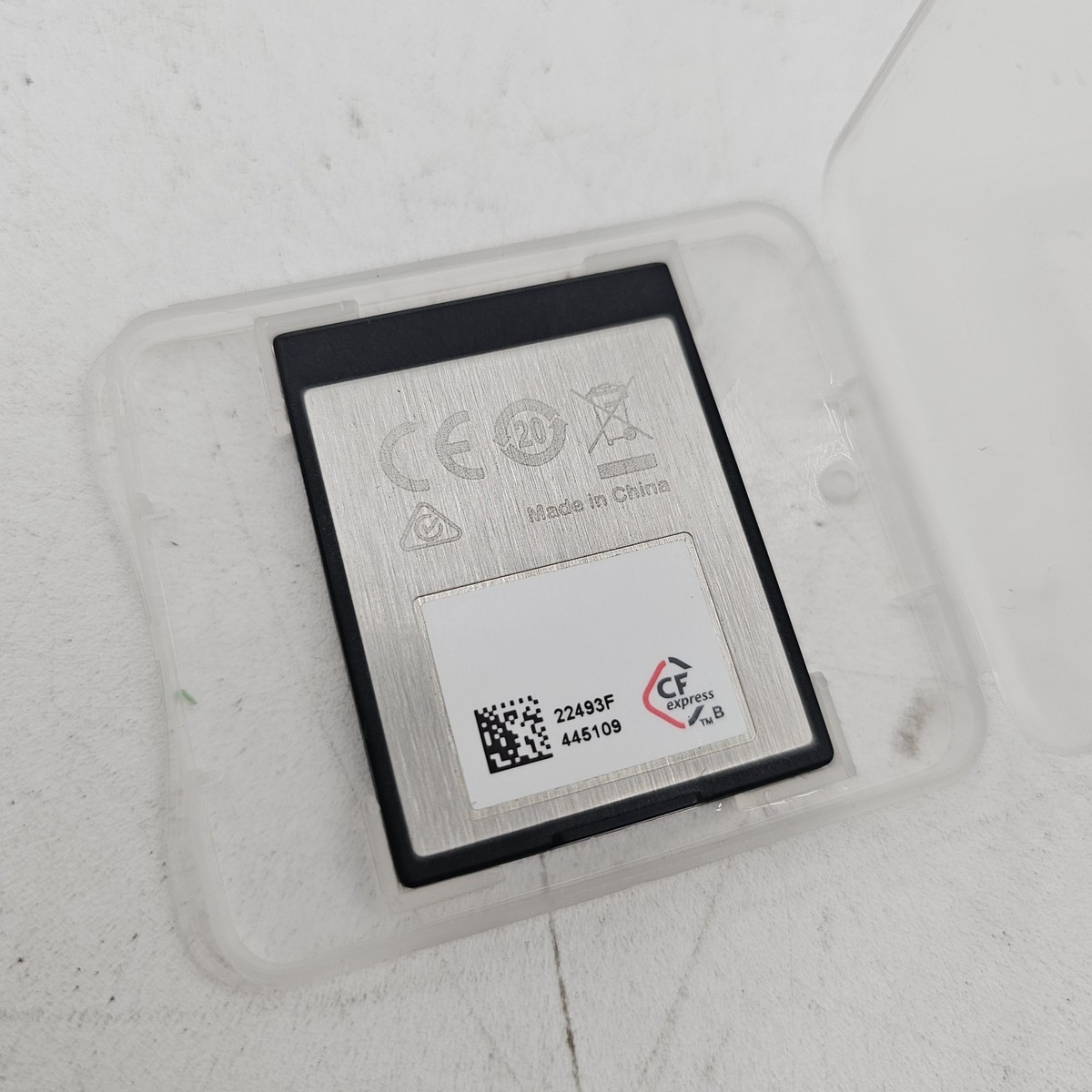 SanDisk Extreme PRO 64GB CFexpress Memory Card Missing Label
