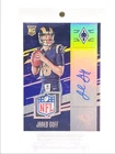 JARED GOFF 2016 PHOENIX RPA ROOKIE LAUNDRY TAG NFL SHIELD RC AUTO 1/1 Q3668