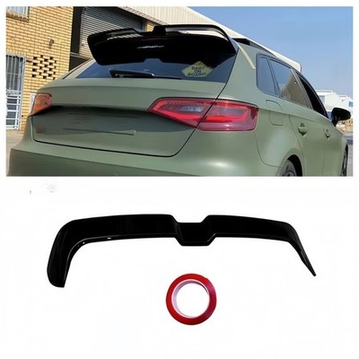 For 2014-2020 Audi A3 8V Hatchback Gloss Black Rear Roof Spoiler Lip Wing