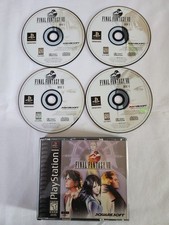 Final Fantasy VIII 8 for PS1 (Sony PlayStation 1) Black Label - 4 Discs UnTested