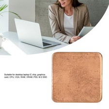 (15 * 15 * 1.2mm) 100Pcs Copper Heatsink Pad Shim Kit 401W/mK Thermal