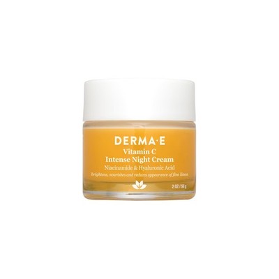 DERMA-E Vitamin C Intense Night Cream 2oz Brightening Hydrating Facial Skin