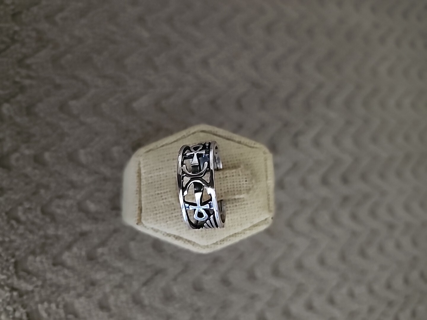 Handcrafted Solid 925 Sterling Silver Unisex Ankh… - image 1