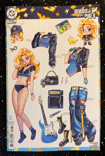 Birds of Prey #21 Rian Gonzalez Card Stock  Variant NM