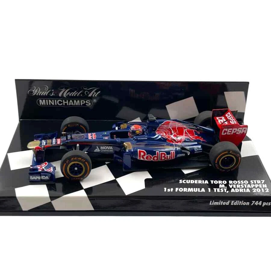 Modellino F1 Minichamps 1/43 Red Bull Scuderia Toro Rosso STR7 M. Verstappen ... - Immagine 3 di 4