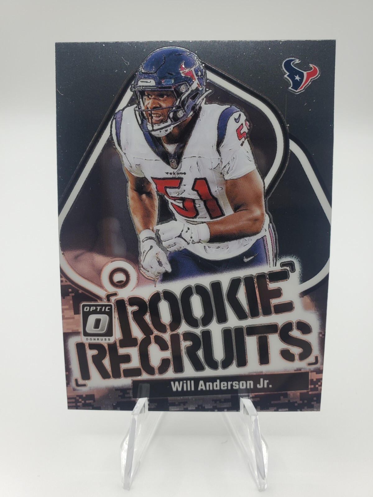 2023 Panini Donruss Optic WILL ANDERSON JR RC #18 Rookie Recruits Houston Texans