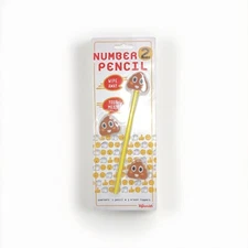 Number 2 (As In Poop) Pencil Office Toy Gag Gift Prank