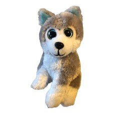 TY Beanie Boos SLEDDER THE HUSKY DOG 6" Plush Gray & White Puppy Stuffed Toy