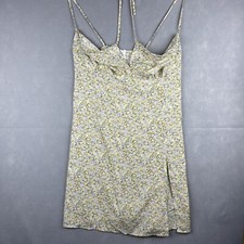 Shein Curve Yellow Floral Print Spaghetti Strap Sun Dress Plus Size 2XL