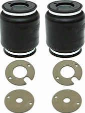 Universal Air Aero Sport Bags Pair Over Strut Front Ride Suspension Lower Drop