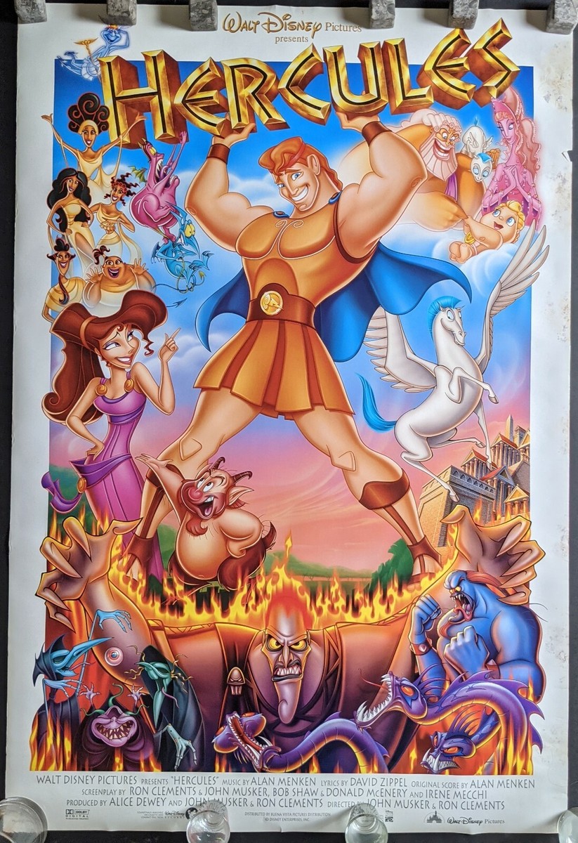 1997 Hercules - Original Movie Poster - 27x40 Rolled in Sleeve