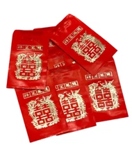 Chinese Wedding Red Envelope - Double Happiness Symbol , 4.00" X 2.75"