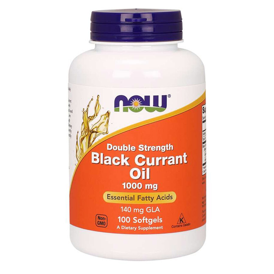 NOW FOODS, Black Currant Oil, 1000mg, 100 softgels NOW1717