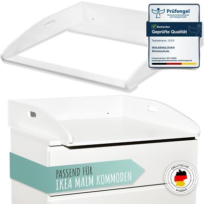 WOLKENGLÜCK  Wickelaufsatz Wickelkommode Wickeltisch Aufsatz für IKEA MALM