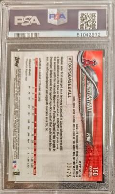 2018 Topps Ref Ohtani /569 RC PSA9 大谷 2018 Topps High Tek #HT-SO Shohei Ohtani PSA 9 Mint Rookie Card