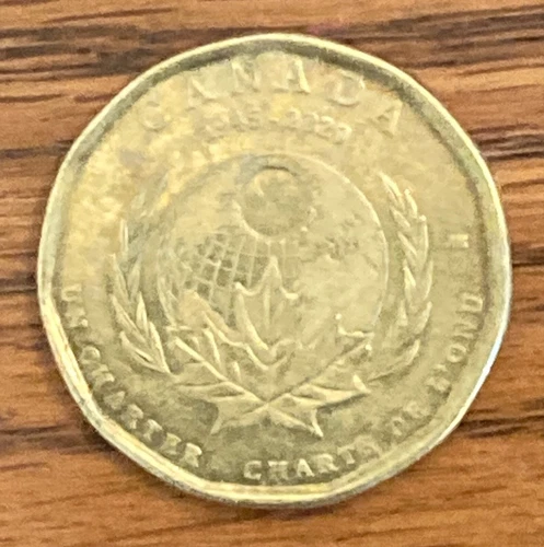 2020 UNITED NATIONS Canada $1 one dollar loonie **75% off combined shipping**