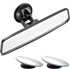 <!--F#f_0-->Universal Rear View Mirror with Suction Cup 360° Adjustable Wide Angle + 2 PCS B<!--F/-->