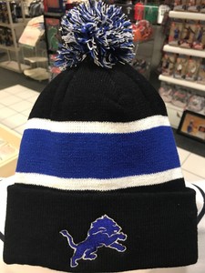 detroit lions beanie