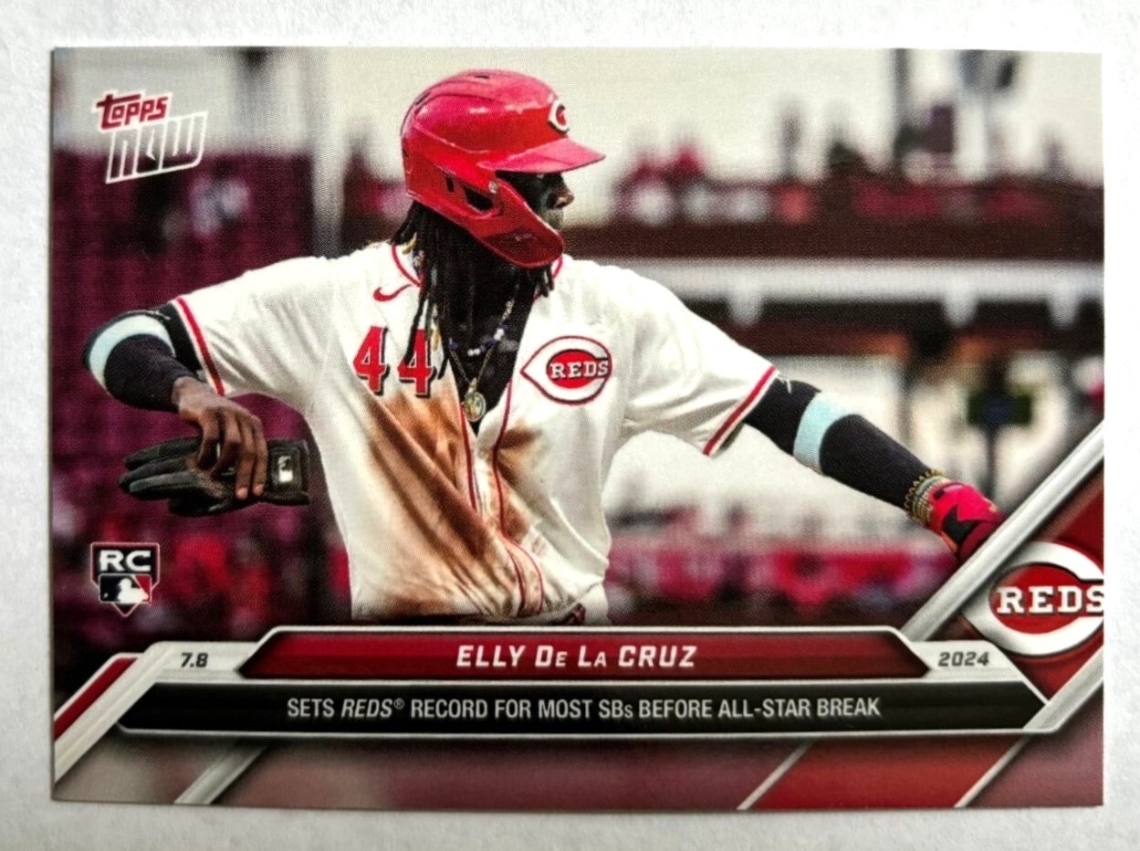 2024 Topps Now - Elly De La Cruz #402 (RC) Stolen Base Record