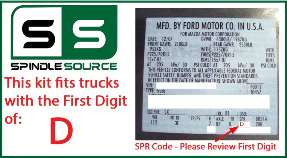 1998-2015 Ford Ranger 2WD 3