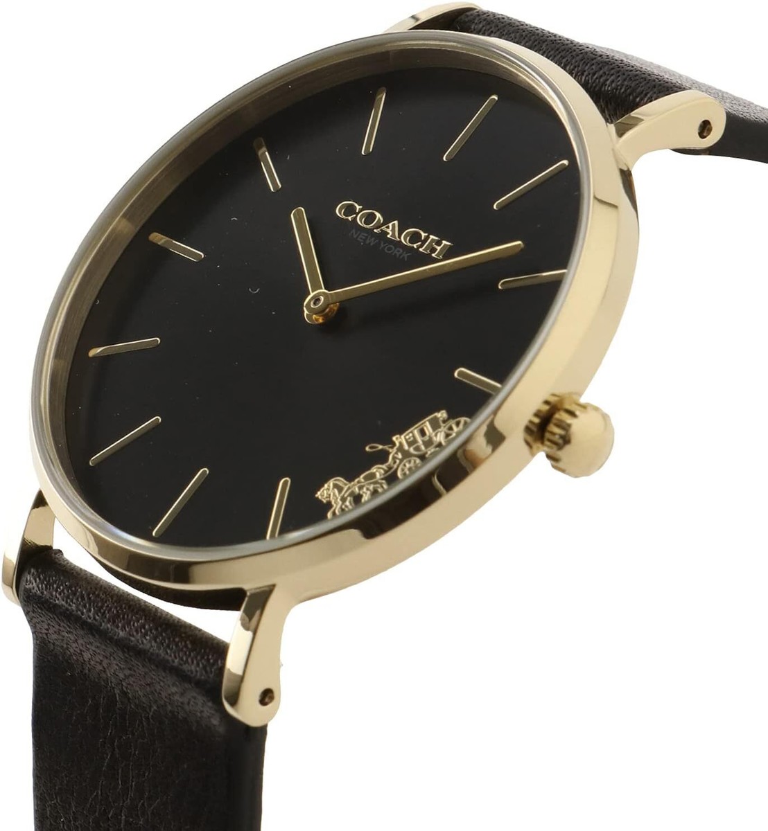 Coach Watch PERRY 14503333 Women's Black | eBay