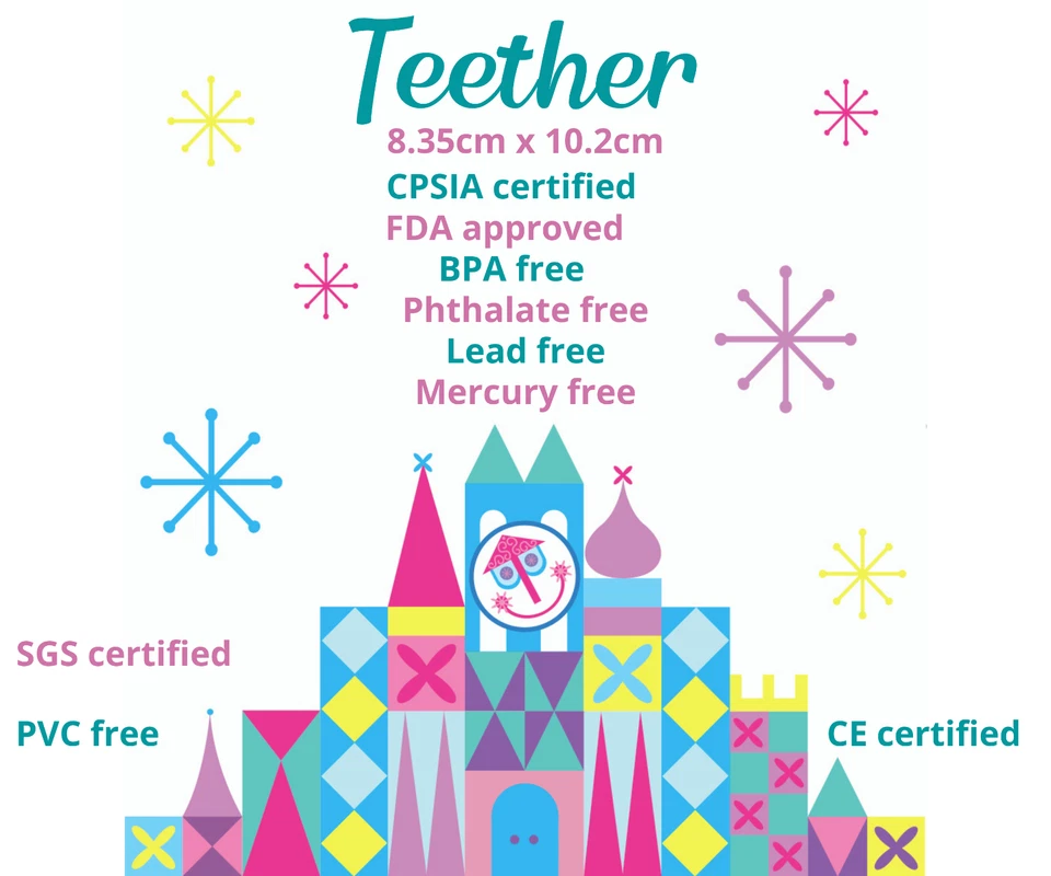 Disney Teether Disney Baby Silicone Teething Toy, Mickey Mouse Baby Toy - Image 4 of 4