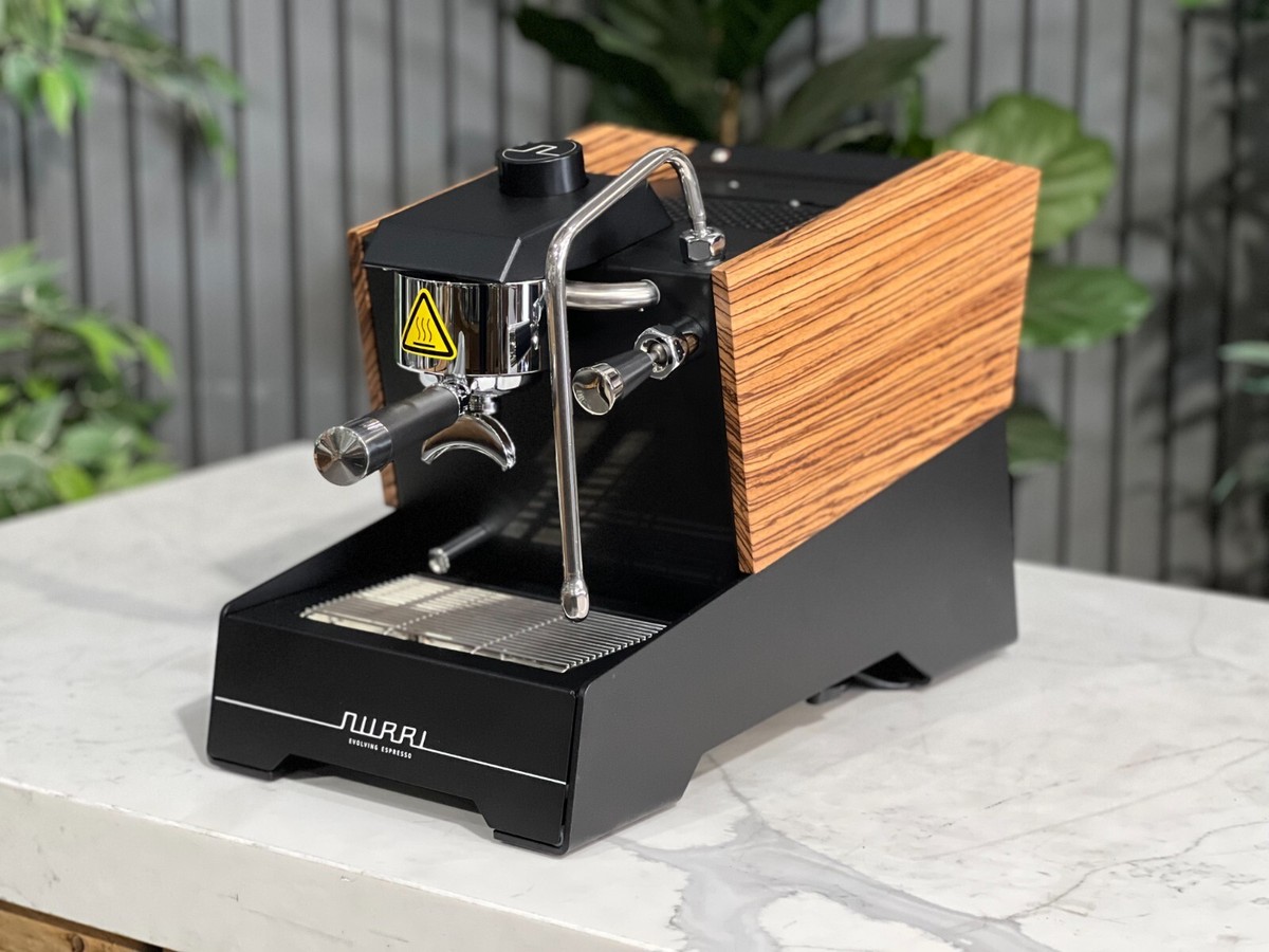NURRI L TYPE R 1 GROUP ESPRESSO COFFEE MACHINE BRAND NEW BLACK